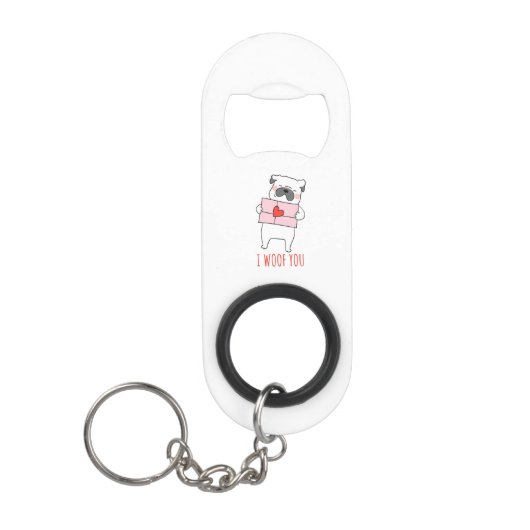 Porte-clé Décapsuleur "I Love You Key Ring & Bottle Opener (Devant)
