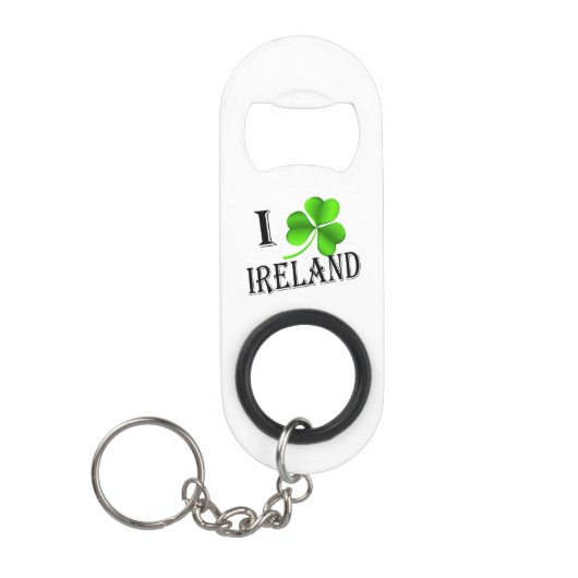 Porte-clé Décapsuleur I Shamrock Irlande bocal (Devant)