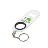 Porte-clé Décapsuleur I Shamrock Irlande bocal (angle arrière)
