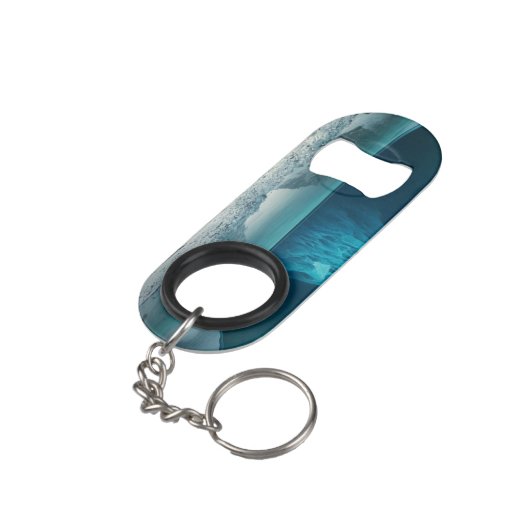 Porte-clé Décapsuleur Icy Mountain View (angle arrière)