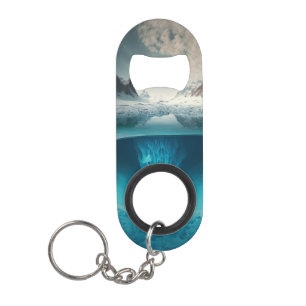 Porte-clé Décapsuleur Icy Mountain View