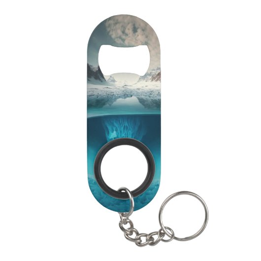 Porte-clé Décapsuleur Icy Mountain View (Dos)