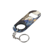 Porte-clé Décapsuleur Inaugurateur de bouteilles en acier inoxydable Blu (angle arrière)