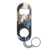 Porte-clé Décapsuleur Inaugurateur de bouteilles en acier inoxydable Blu (Dos)