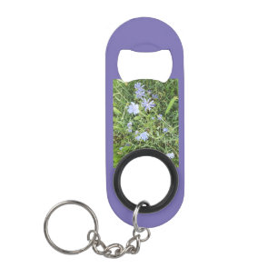 Porte-clé Décapsuleur Inaugurateur Fleur sauvage de bouteilles en acier