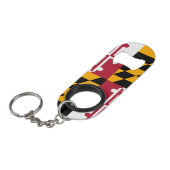 Porte-clé Décapsuleur Indicateur de l'état du Maryland (Devant Angle)