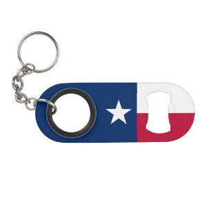 Porte-clé Décapsuleur Indicateur d'état du Texas