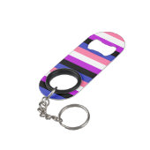 Porte-clé Décapsuleur Indicateur Genderfluide (angle arrière)