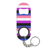 Porte-clé Décapsuleur Indicateur Genderfluide (Dos)
