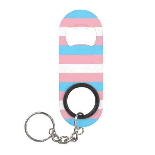 Porte-clé Décapsuleur Indicateur transgenre (Devant)