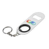 Porte-clé Décapsuleur Infinity avec Rainbow Jellyfish (Devant Angle)
