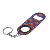 Porte-clé Décapsuleur Jack-O'Lantern Citrouille Motif d'Halloween (Devant Angle)
