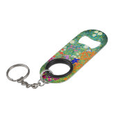 Porte-clé Décapsuleur Jardin aux fleurs Gustav Klimt (Devant Angle)