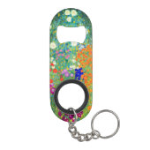 Porte-clé Décapsuleur Jardin aux fleurs Gustav Klimt (Dos)