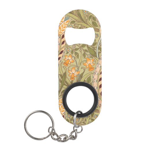 Porte-clé Décapsuleur Jardin de jonquilles de William Morris Fleur Class (Devant)
