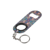 Porte-clé Décapsuleur Jardin rose (angle arrière)