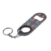 Porte-clé Décapsuleur Jardin rose (Devant Angle)