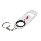 Porte-clé Décapsuleur Je t'aime Bouteille Porte - clé (Devant Angle)
