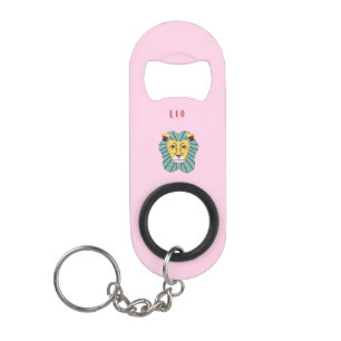 Porte-clé Décapsuleur Joli Leo, zodiaque, impression signe du zodiaque