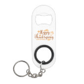 Porte-clé Décapsuleur Joyeux Thanksgiving (Devant)