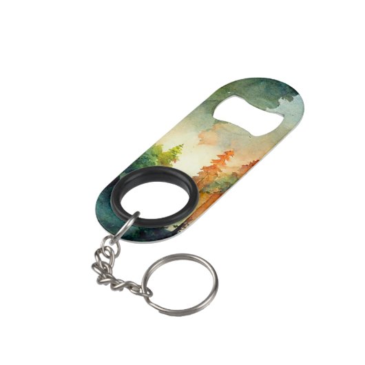 Porte-clé Décapsuleur La forêt (nature) (angle arrière)