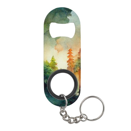 Porte-clé Décapsuleur La forêt (nature) (Dos)