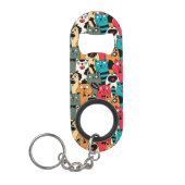 Porte-clé Décapsuleur La foule des chats (Devant)