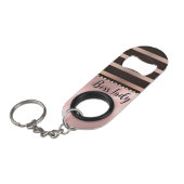 Porte-clé Décapsuleur Lady Boss Rose Épais (Devant Angle)