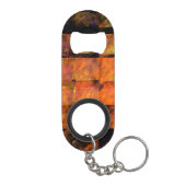 Porte-clé Décapsuleur L'art Abstrait au mur (Dos)