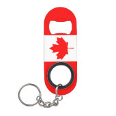 Porte-clé Décapsuleur Le drapeau canadien, Canada (Devant)