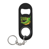 Porte-clé Décapsuleur Le vert est CHAUD (Devant)