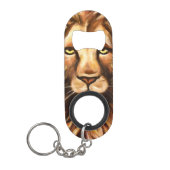 Porte-clé Décapsuleur Le visage du lion (Devant)