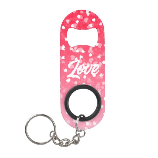 Porte-clé Décapsuleur Les Coeurs et l'Amour de Valentine (Devant)