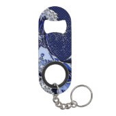 Porte-clé Décapsuleur Les styles modernes de grande vague de Hokusai (Dos)