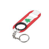 Porte-clé Décapsuleur Liban National Pride Patriotic (angle arrière)