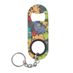 Porte-clé Décapsuleur Little cute funny monsters