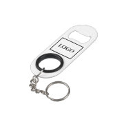 Porte-clé Décapsuleur Logo de l'entreprise personnalisé (angle arrière)