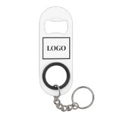 Porte-clé Décapsuleur Logo de l'entreprise personnalisé (Dos)