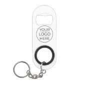 Porte-clé Décapsuleur Logo de marque d'entreprise moderne (Devant)