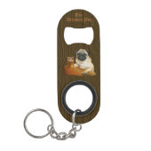 Porte-clé Décapsuleur L'ouvreur ivre de porte - clé et de bouteille de (Devant)