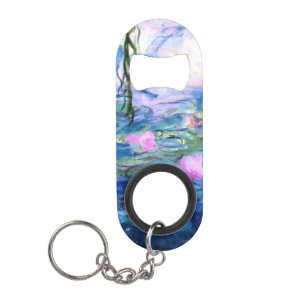 Porte-clé Décapsuleur Lys d'eau rose Monet