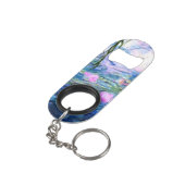 Porte-clé Décapsuleur Lys d'eau rose Monet (angle arrière)