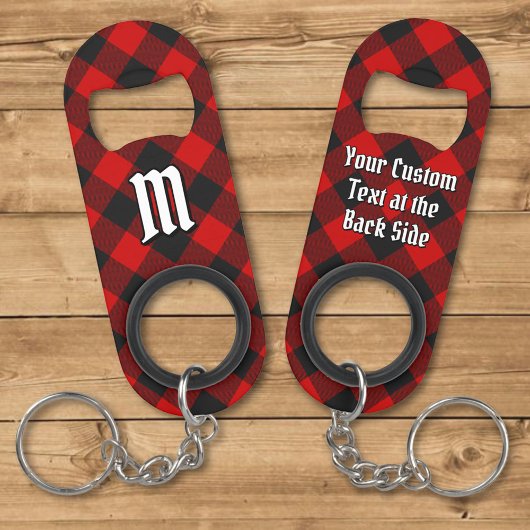 Porte-clé Décapsuleur MacGregor Rob Roy Tartan Porte - clé Bottle Opener