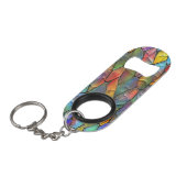 Porte-clé Décapsuleur Magie en verre teinté (Devant Angle)