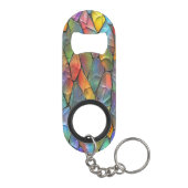 Porte-clé Décapsuleur Magie en verre teinté (Dos)