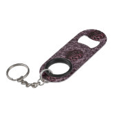 Porte-clé Décapsuleur Mandala de rose  (Devant Angle)