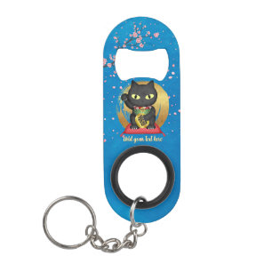 Porte-clé Décapsuleur Maneki Neko Lucky Poilue
