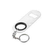 Porte-clé Décapsuleur Marbre Blanc (angle arrière)