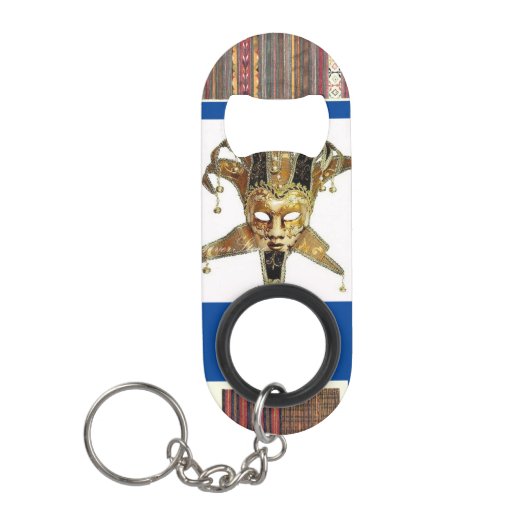 Porte-clé Décapsuleur "Masques guatémaltèques" Ouverture de bouteille en (Devant)