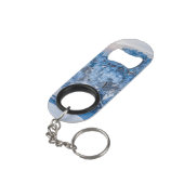 Porte-clé Décapsuleur matin d'hiver en champ (angle arrière)